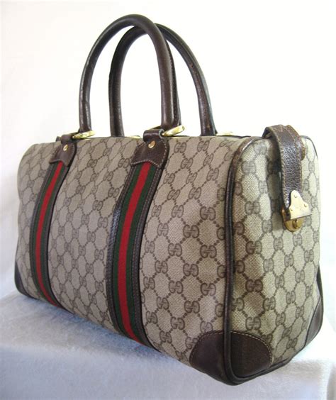 duffle bag leather gucci|authentic gucci duffle.